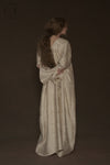 Mutedance 24 Autumn and Winter Floral Dye Dress with Cuffed Sleeves MD-MD24FW85-hoary MD24FW84